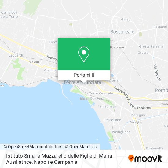 Mappa Istituto Smaria Mazzarello delle Figlie di Maria Ausiliatrice