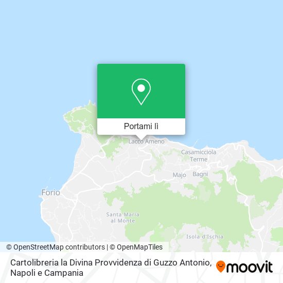 Mappa Cartolibreria la Divina Provvidenza di Guzzo Antonio