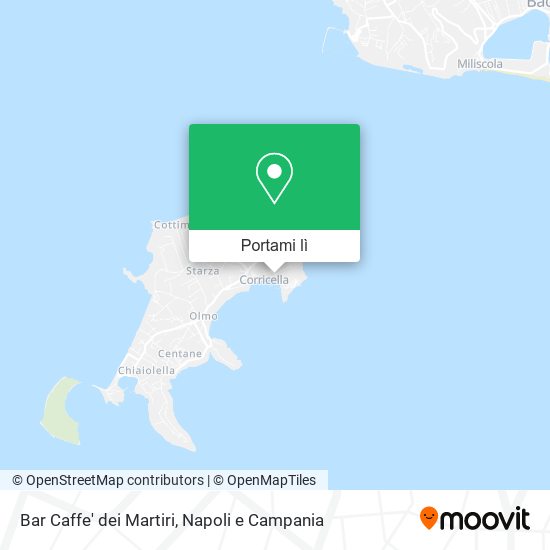 Mappa Bar Caffe' dei Martiri