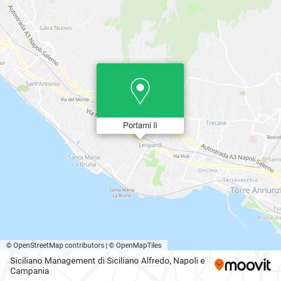 Mappa Siciliano Management di Siciliano Alfredo