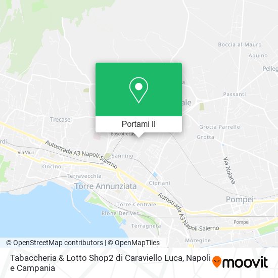 Mappa Tabaccheria & Lotto Shop2 di Caraviello Luca