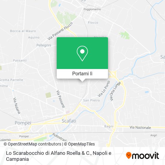 Mappa Lo Scarabocchio di Alfano Roella & C.