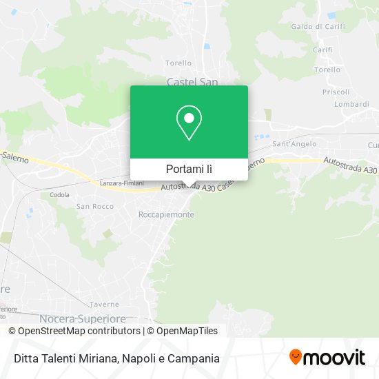 Mappa Ditta Talenti Miriana