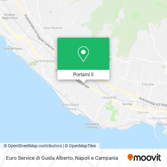 Mappa Euro Service di Guida Alberto