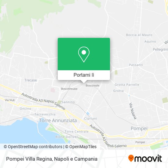 Mappa Pompei Villa Regina