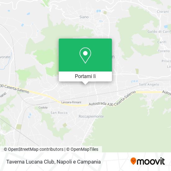 Mappa Taverna Lucana Club