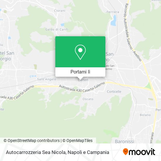 Mappa Autocarrozzeria Sea Nicola
