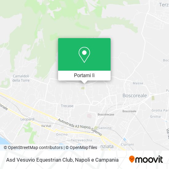 Mappa Asd Vesuvio Equestrian Club