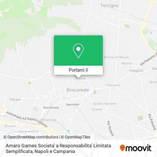 Mappa Amaro Games Societa' a Responsabilita' Limitata Semplificata