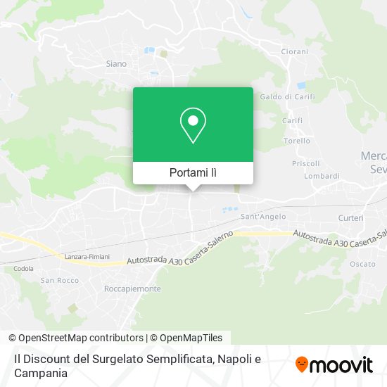 Mappa Il Discount del Surgelato Semplificata