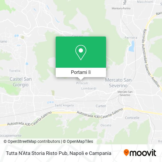 Mappa Tutta N'Ata Storia Risto Pub