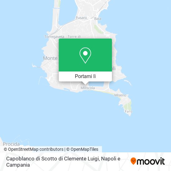 Mappa Capoblanco di Scotto di Clemente Luigi