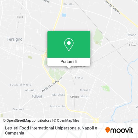 Mappa Lettieri Food International Unipersonale