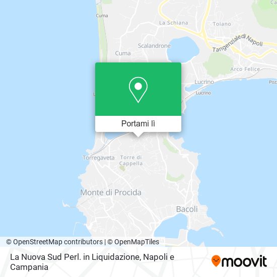 Mappa La Nuova Sud Perl. in Liquidazione