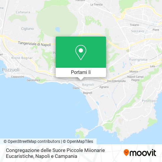 Mappa Congregazione delle Suore Piccole Miionarie Eucaristiche