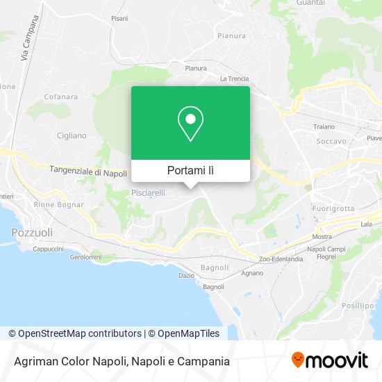 Mappa Agriman Color Napoli