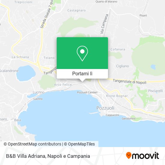 Mappa B&B Villa Adriana