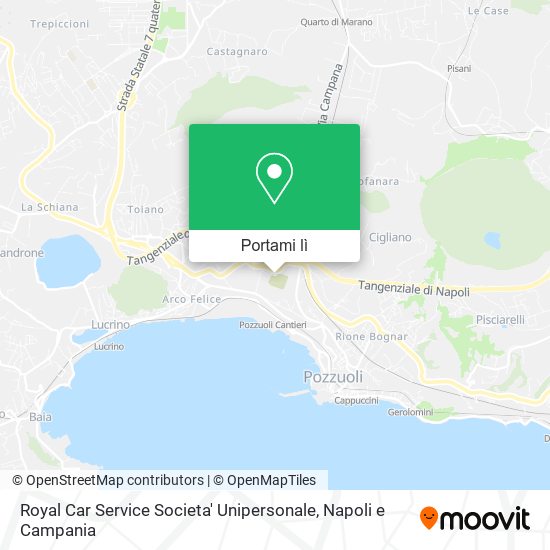 Mappa Royal Car Service Societa' Unipersonale