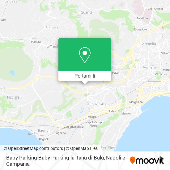 Mappa Baby Parking Baby Parking la Tana di Balù