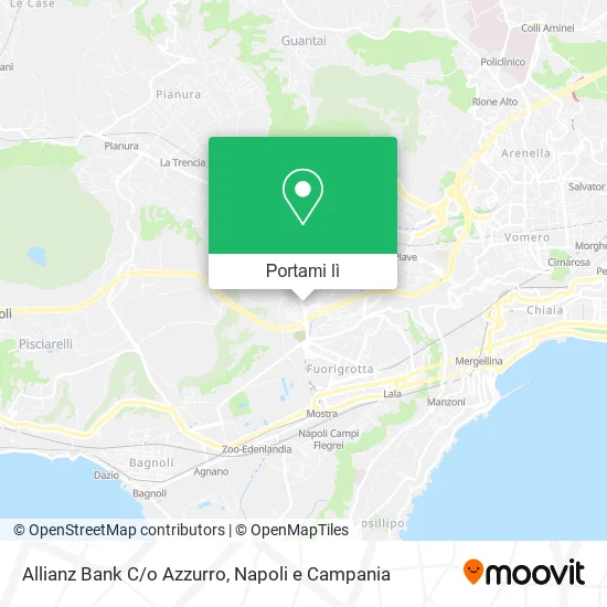 Mappa Allianz Bank C/o Azzurro