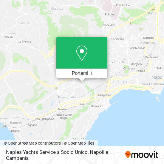 Mappa Naples Yachts Service a Socio Unico