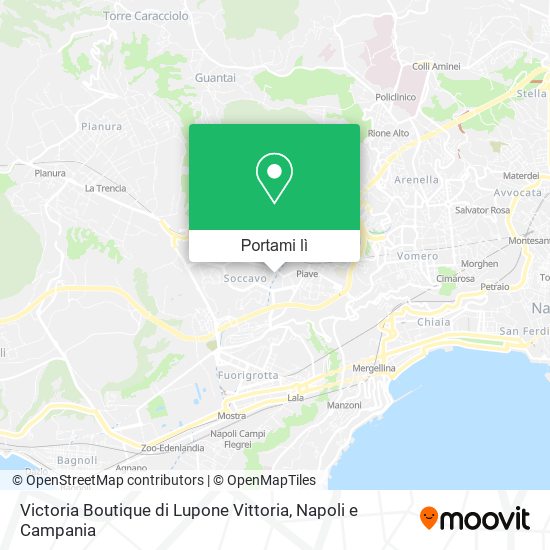 Mappa Victoria Boutique di Lupone Vittoria