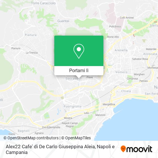 Mappa Alex22 Cafe' di De Carlo Giuseppina Aleia