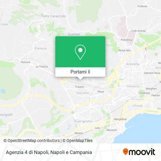 Mappa Agenzia 4 di Napoli