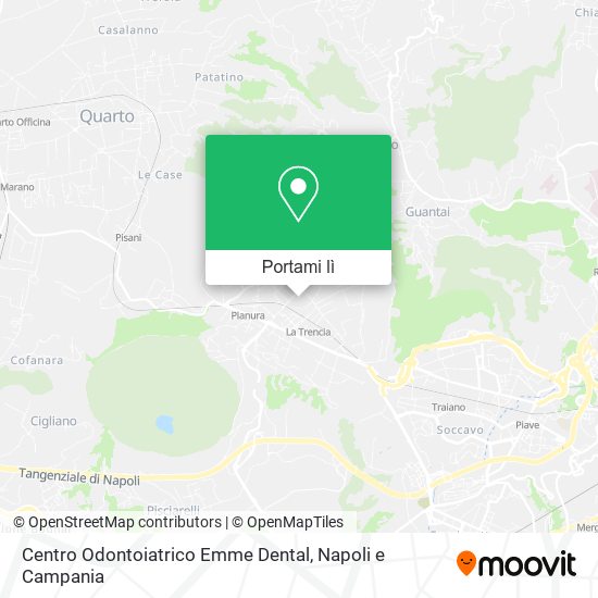 Mappa Centro Odontoiatrico Emme Dental