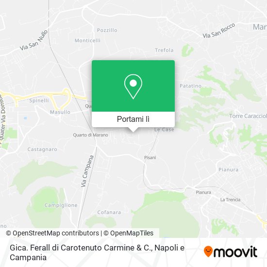 Mappa Gica. Ferall di Carotenuto Carmine & C.