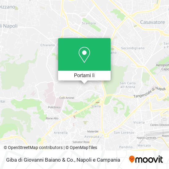 Mappa Giba di Giovanni Baiano & Co.