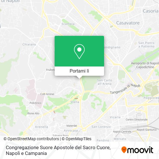 Mappa Congregazione Suore Apostole del Sacro Cuore