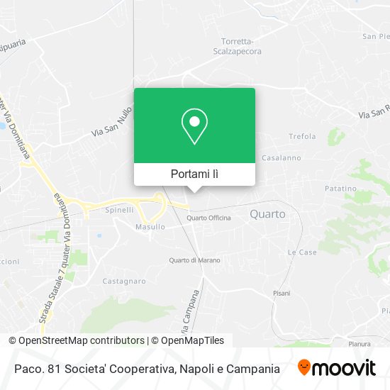 Mappa Paco. 81 Societa' Cooperativa