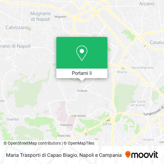 Mappa Maria Trasporti di Capao Biagio