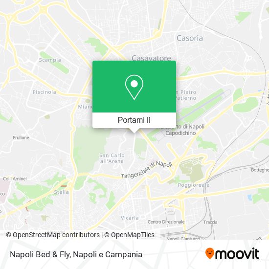 Mappa Napoli Bed & Fly