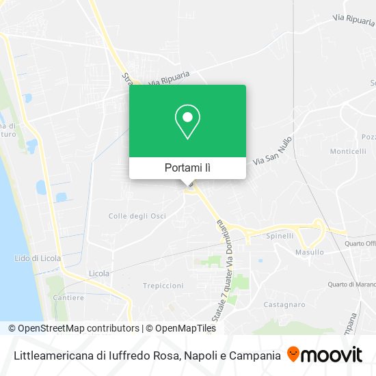 Mappa Littleamericana di Iuffredo Rosa