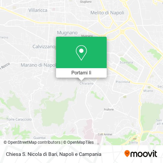 Mappa Chiesa S. Nicola di Bari