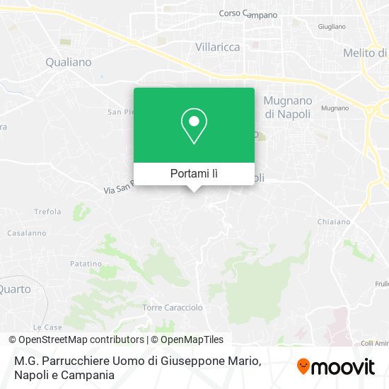 Mappa M.G. Parrucchiere Uomo di Giuseppone Mario