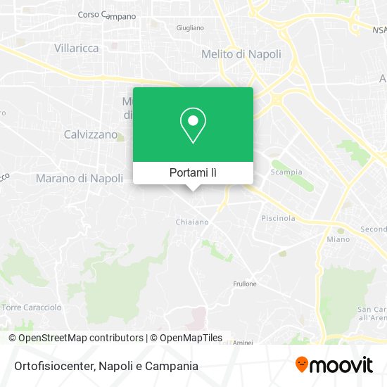 Mappa Ortofisiocenter