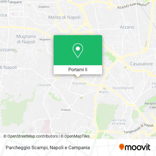 Mappa Parcheggio Scampi