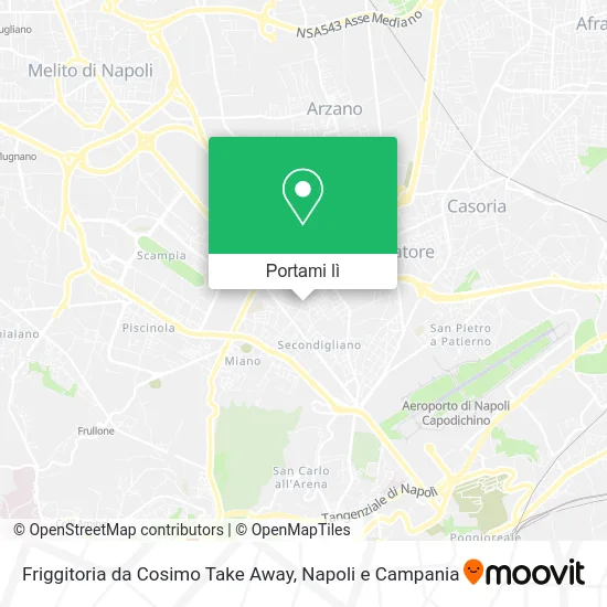 Mappa Friggitoria da Cosimo Take Away