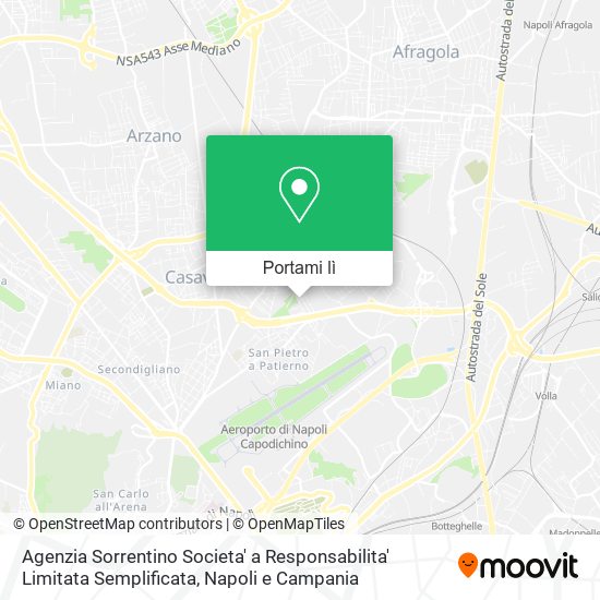 Mappa Agenzia Sorrentino Societa' a Responsabilita' Limitata Semplificata