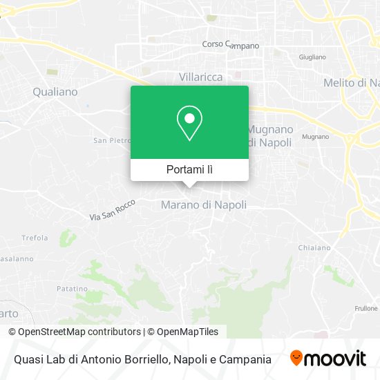Mappa Quasi Lab di Antonio Borriello