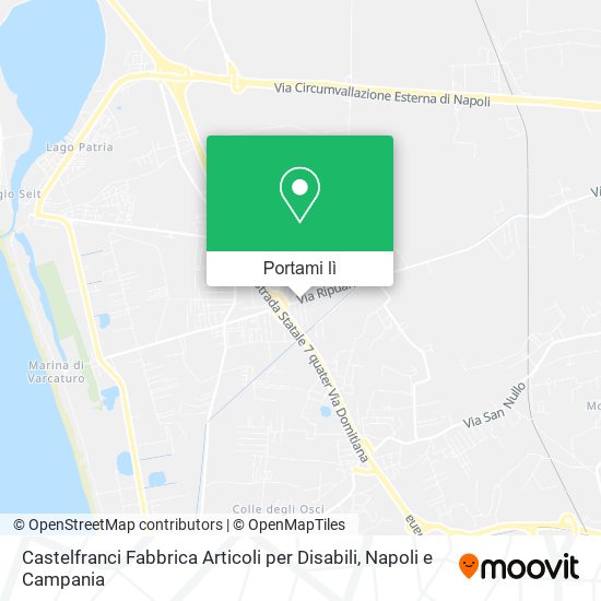 Mappa Castelfranci Fabbrica Articoli per Disabili