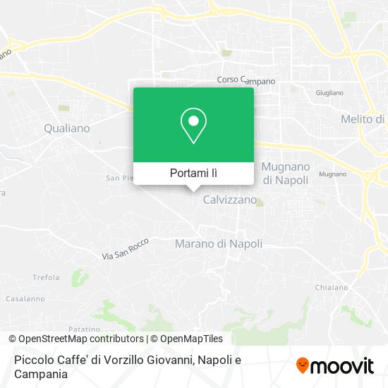 Mappa Piccolo Caffe' di Vorzillo Giovanni