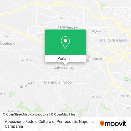 Mappa Aociazione Fede e Cultura di Pentecoste