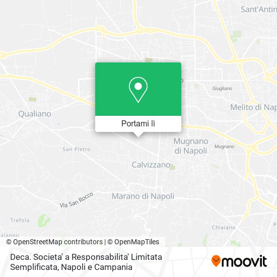 Mappa Deca. Societa' a Responsabilita' Limitata Semplificata