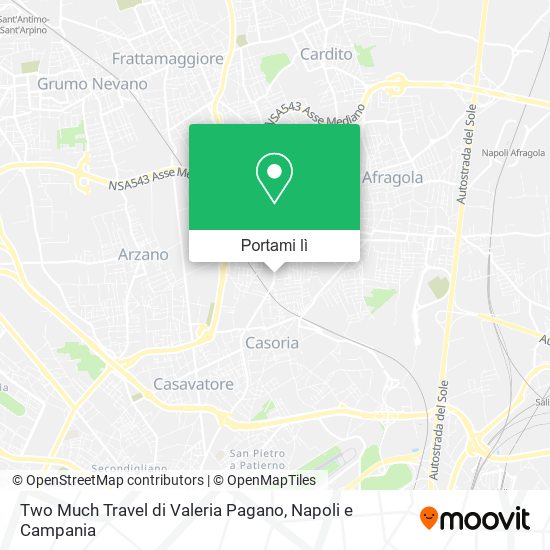 Mappa Two Much Travel di Valeria Pagano