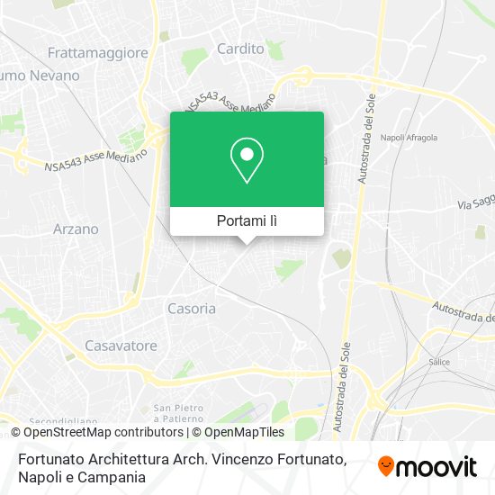 Mappa Fortunato Architettura Arch. Vincenzo Fortunato