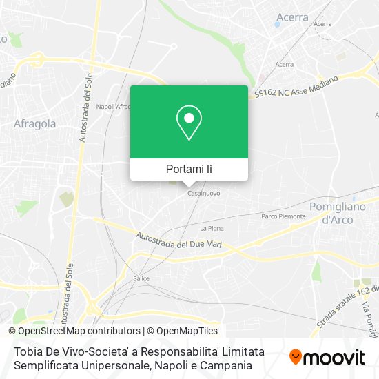 Mappa Tobia De Vivo-Societa' a Responsabilita' Limitata Semplificata Unipersonale